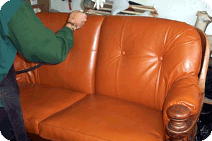 Rénovation & repigmentation des fauteuils et canapés cuir